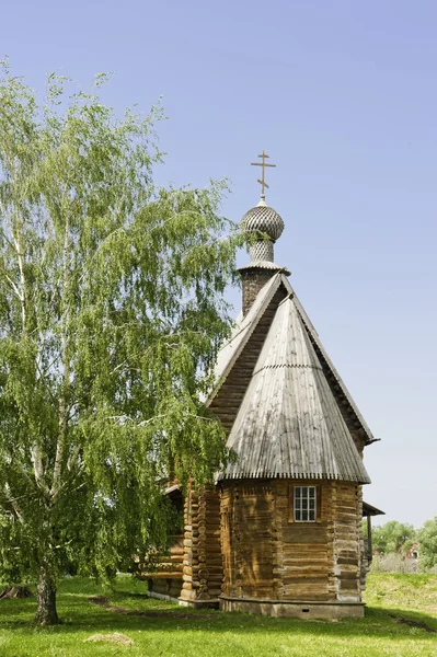 Igreja de madeira russa. Suzdal. . — Fotografia de Stock