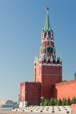 spaska kulesi. Kremlin. Moskova.