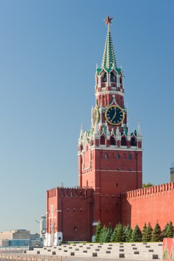 Spaska tower. Kremlin. Moscow. clipart