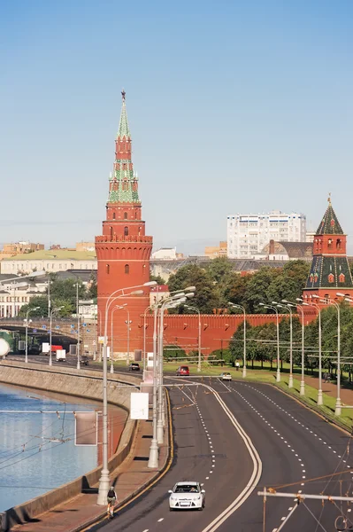 Ανάχωμα από το Κρεμλίνο της Μόσχας — Φωτογραφία Αρχείου