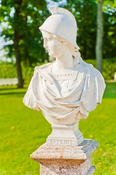 St. Petersburg. Tsarskoye Selo. Catherine Park. Bust Bellum — Stock Photo, Image
