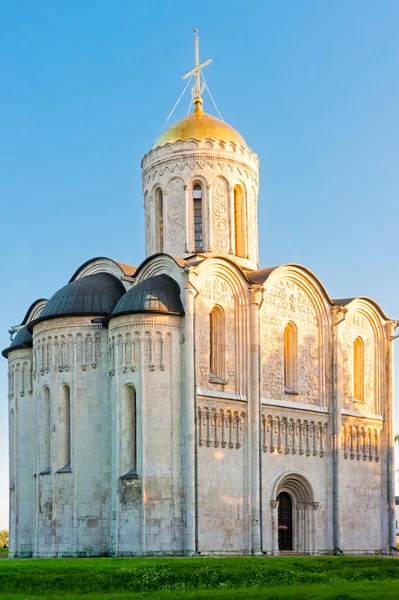 W 2012 roku. Rosja. Demetriusz katedry w mieście Włodzimierz. — Zdjęcie stockowe