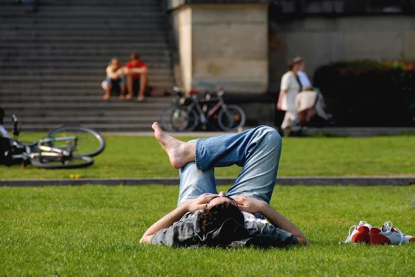 stock image Resting in the park