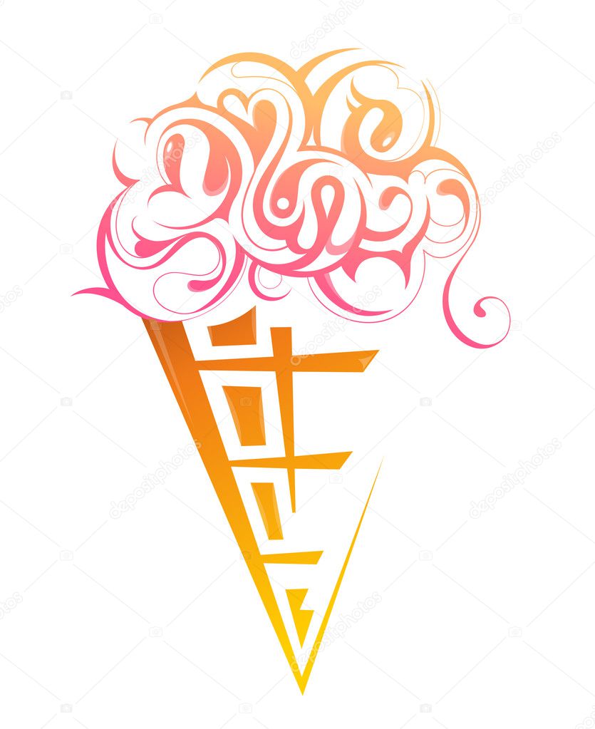 Ice cream shape