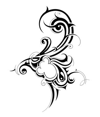 Tribal tattoo clipart