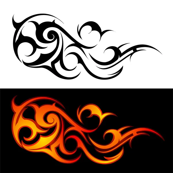 free tribal flame clipart