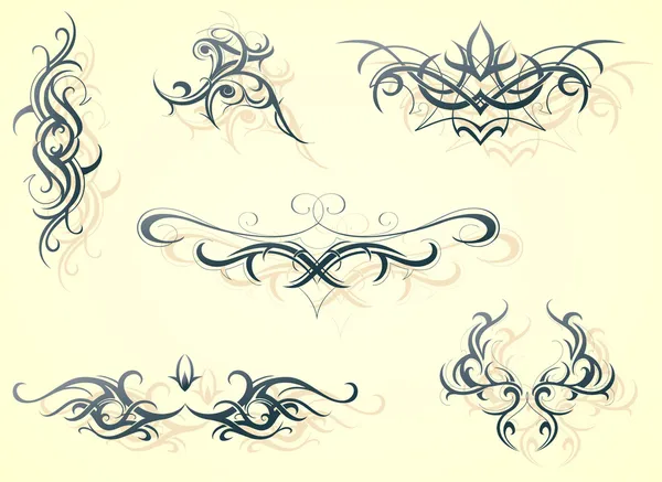 Formas decorativas — Archivo Imágenes Vectoriales
