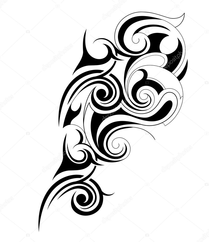 Tribal art — Stock Vector © akv_lv #11089013