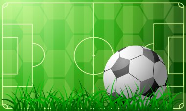 Soccer theme clipart