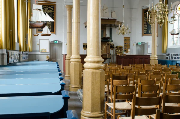 Interior of the curch of Marken — Stock Photo, Image