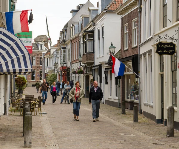 Mainstreet of Wijk bij Duurstede — Stock Photo, Image