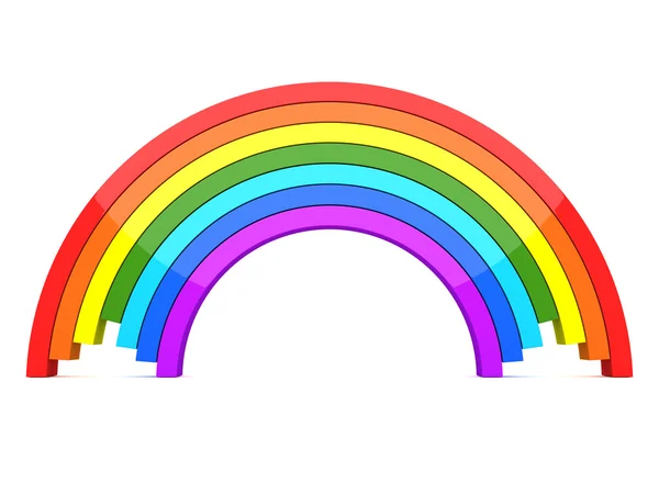 Arco-íris 3D — Fotografia de Stock