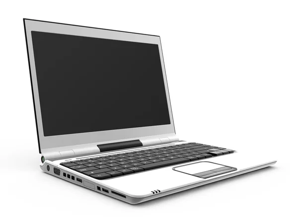 흰색 노트북 — 스톡 사진