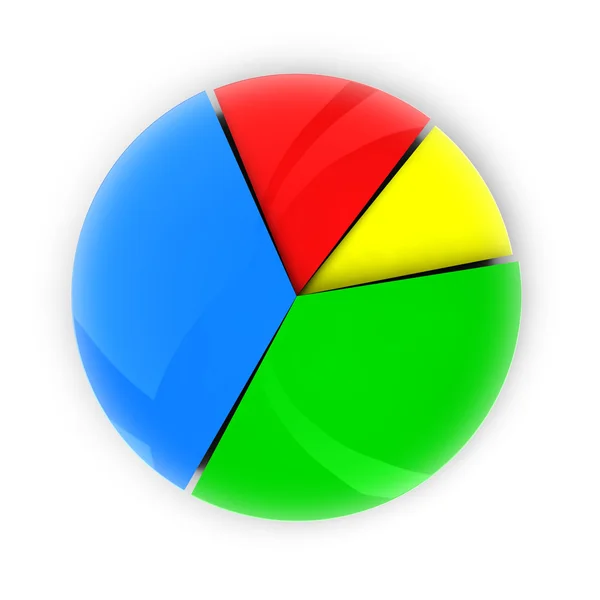 Diagrama 3d — Fotografia de Stock