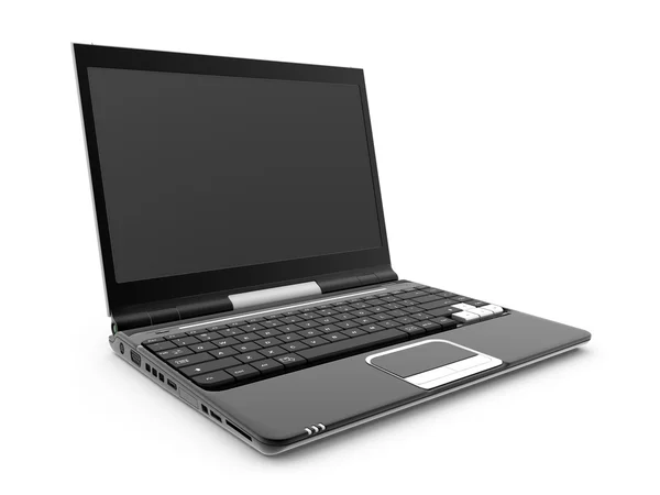 stock image Black laptop