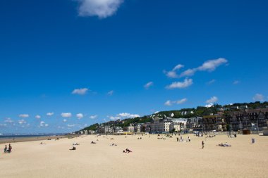 Trouville beach clipart