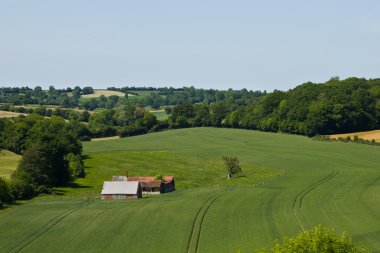 Rural landscape clipart