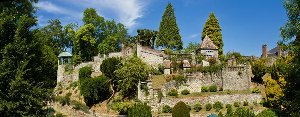 Henri le sidaner mittelalterlicher Garten - panorama — Stockfoto