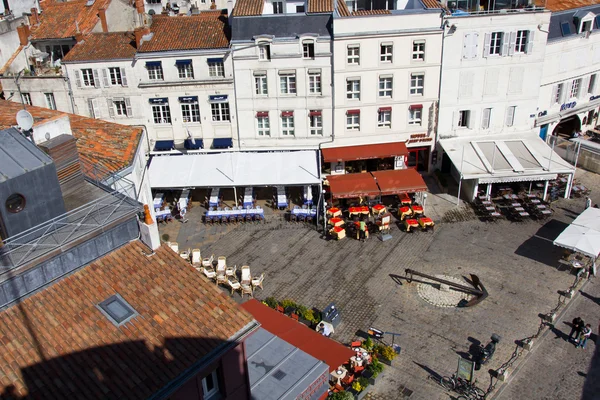Charming square - La Rochelle — Stock Photo, Image