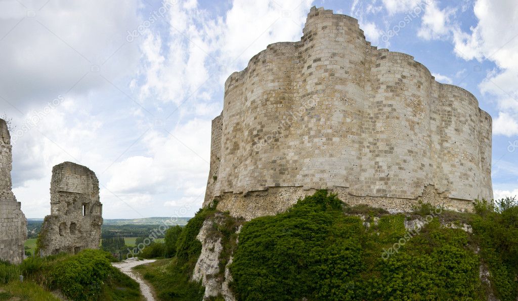 Richard Lion Heart Castle ruins - Panorama