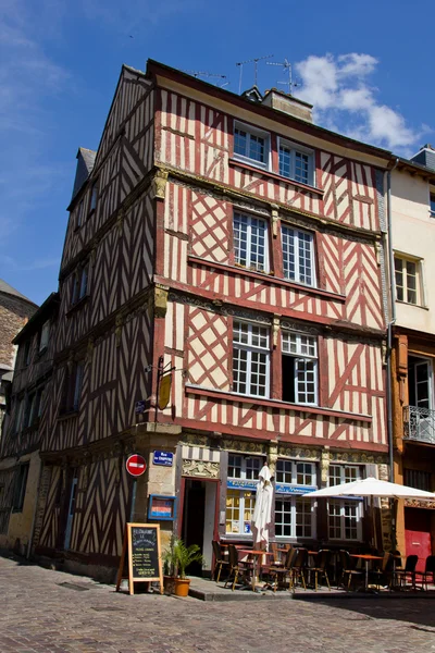 Rennes - old town center — Stock Photo, Image