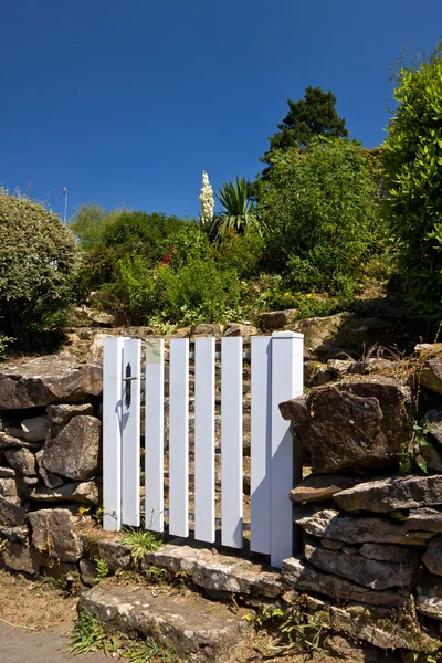 Brittany casa jardim — Fotografia de Stock