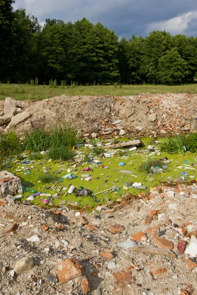 Stock image Pollution on meadow