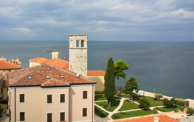 Mediterranean town, Porec clipart