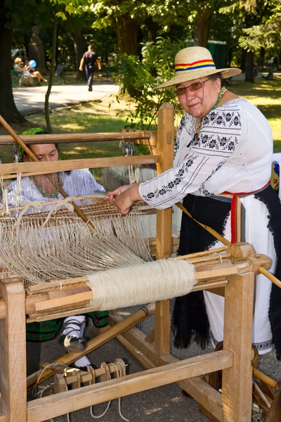 stock image Women weaving