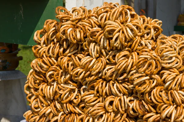 stock image Pile of pretzels