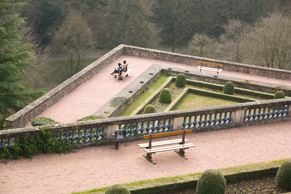 Petrusse Park terrazze, Lussemburgo — Foto Stock