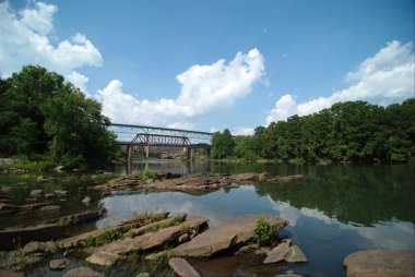 Bridge over the Tallapoosa clipart