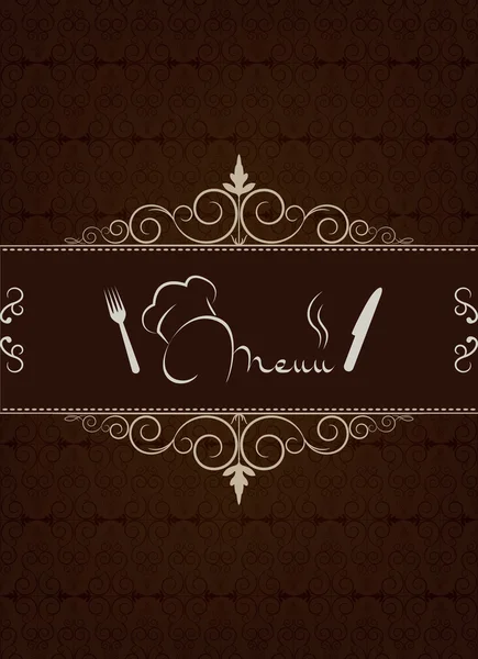 Couverture de menu café — Image vectorielle