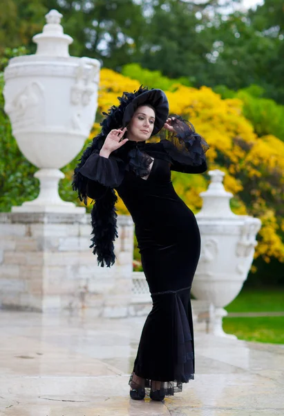 Bella donna aristocratica Foto Stock Royalty Free