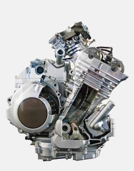 Motor em fundo branco — Fotografia de Stock