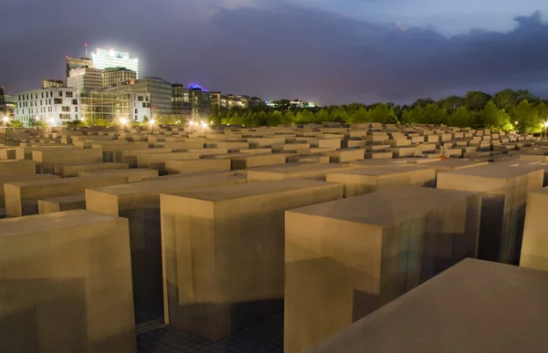 El monumento a los judíos asesinados de Europa Imagen de stock