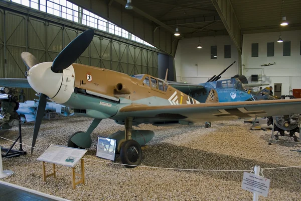 Luftwaffenmuseum, Berlín, messerschmitt bf 109g — Foto de Stock