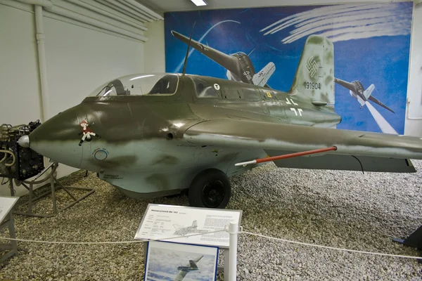 Luftwaffenmuseum, Berlín, messerschmitt me 163 — Foto de Stock