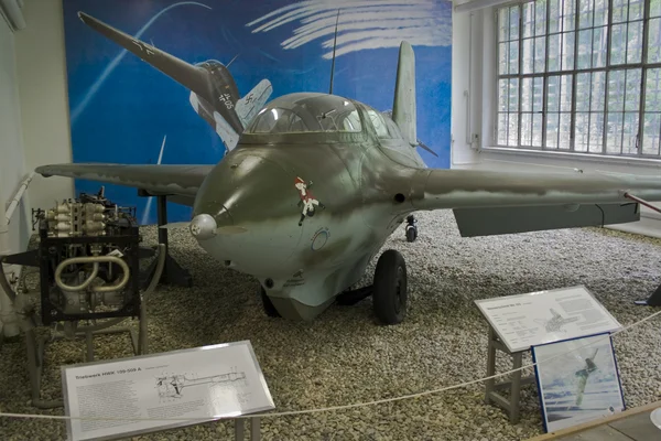 Luftwaffenmuseum, Berlim, Messerschmitt Me 163 — Fotografia de Stock