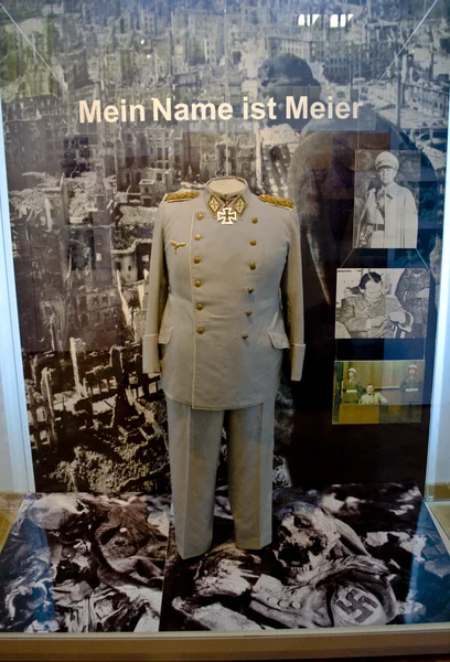 Luftwaffenmuseum, Berlín, uniforme Goering de Hermann Imágenes de stock libres de derechos