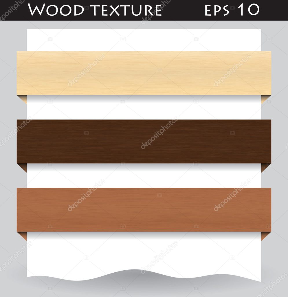 Wood textured website banner