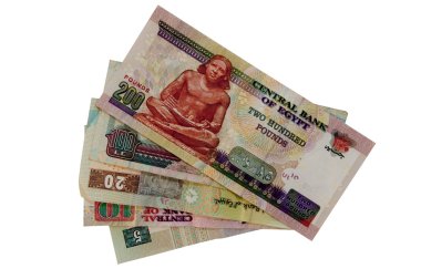 Egyptian pounds clipart