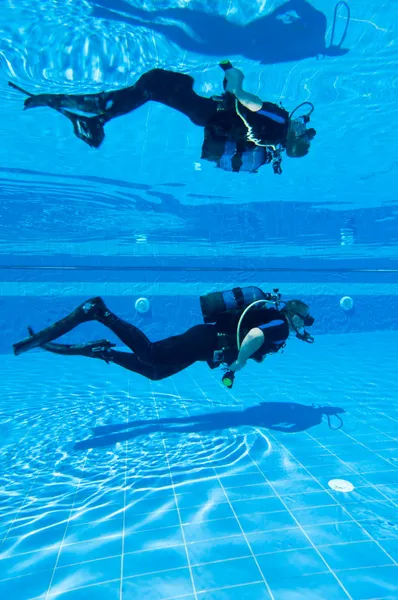 Підводним плаванням — стокове фото