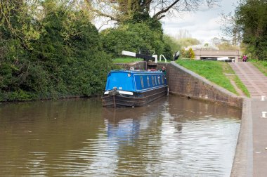 Narrow boat clipart