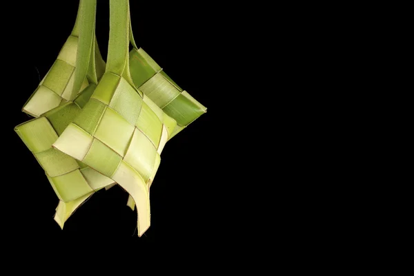 Bunch of Green Ketupats — Stock Photo, Image