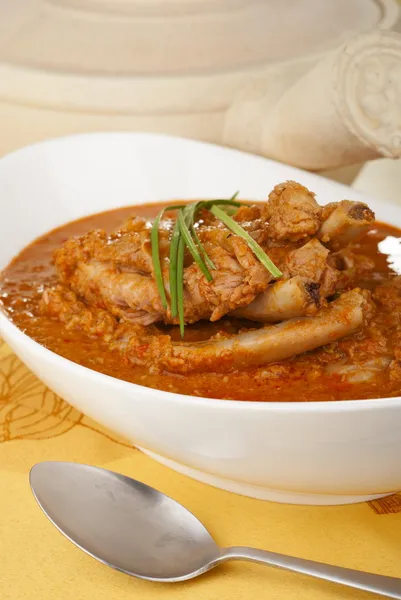 Fläsk revben panaeng curry — Stockfoto