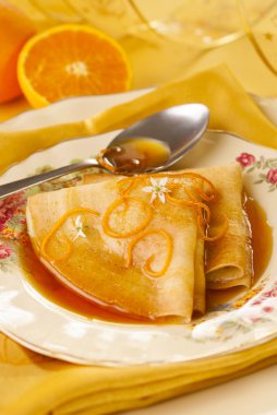 Crepes Suzette clipart