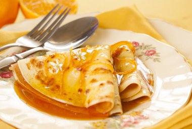 Crepes Suzette clipart