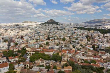 Atina 'nın görüşü Akropolis, Yunanistan