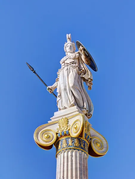 Estátua da deusa Athena, Atenas, Grécia — Fotografia de Stock